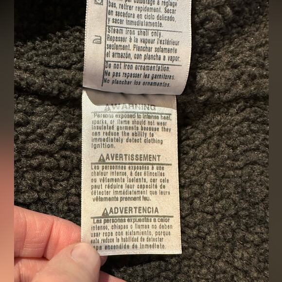 Carhartt Gray Sherpa Lined Full Zip Stand Up Collar Mens 2XL NexGen Embroidery - Picture 7 of 10